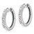 14k White Gold Diamond Hinged Hoop Earrings EM4258-050-WA