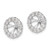 14k White Gold Diamond Earring Jackets EJM5308-100-WA
