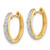 14K Lab Grown Diamond VS/SI FGH Hinged Hoop Earrings EM5363-025-YLG