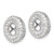 14k White Gold Fancy Diamond Earring Jackets EJM5311-150-WA