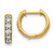 14K Lab Grown VS/SI FGH Dia Hinged Hoop Earrings EM4263-033-YLG