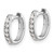 14k White Gold Diamond Hinged Hoop Earrings EM4263-012-WA