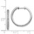 14k White Gold Diamond Hinged Hoop Earrings EM4265-033-WA