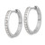 14k White Gold Diamond Hinged Hoop Earrings EM4265-060-WA
