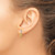 14k White Gold Diamond Citrine Flower Earrings EM4381-008-WA
