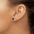 14k White Gold Cushion Garnet and Diamond Halo Earrings EM7087-GA-010-WA