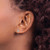 14k White Gold Diamond Initial P Earrings EM4169P-008-WA