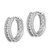 14k White Gold Diamond Hinged Hoop Earrings EM5384-088-WA