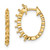 14k Diamond Hinged Hoop Earring Mountings EM5409-050-Y