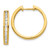 14k Diamond Hinged Hoop Earrings EM5366-100-YA