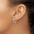 14K White Gold Lab Grown Diamond VS/SI FGH Hinged Hoop Earrings EM5411-025-WLG
