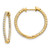 14k Gold Polished Diamond In/Out Hinged Hoop Earrings EM5431-062-YA