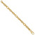 14K Polished and Textured Fancy Link Bracelet FB2007-7.5