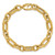 14K Polished and Textured Fancy Link Bracelet FB2007-7.5