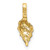 14K Mini Conch Shell Charm K7934