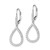 14K White Gold Lab Grown Diamond VS/SI FGH Teardrop Leverback Earrin EM7956-068-WLG
