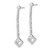 14K White Gold Lab Grown Diamond VS/SI FGH Dangle Post Earrings EM7953-057-WLG