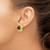 14k Omega Clip Onyx Non-pierced Earrings H942