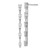 14K White Gold Lab Grown Diamond VS/SI FGH Post Dangle Earrings EM9116-100-WLG