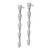 14K White Gold Lab Grown Diamond VS/SI FGH Post Dangle Earrings EM9116-100-WLG