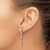 14K White Gold Lab Grown Diamond VS/SI FGH Post Dangle Earrings EM9116-100-WLG