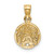 14K Sand Dollar Pendant K2933