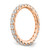 14K Rose Gold Lab Grown Diamond VS/SI FGH Eternity Band ET0005-150-45RLG