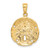 14k Sand Dollar Pendant K2938