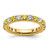 14K Lab Grown Diamond VS/SI FGH & Cr Yellow Sapp Eternity Band ET0050-CYS-100-85YLG