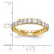 14K Lab Grown Diamond VS/SI FGH Eternity Band ET0005-300-75YLG