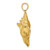 14K Conch Shell Charm K7853