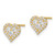 14k Madi K CZ Heart Post Earrings GK1006