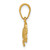 14k Crab Pendant K2988