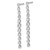 14K White Gold Lab Grown Diamond VS/SI FGH Post Dangle Earrings EM9794-072-WLG