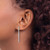 14K White Gold Lab Grown Diamond VS/SI FGH Post Dangle Earrings EM9794-072-WLG
