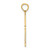 14K Polished Cross Charm K8481