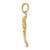 14k Palm Tree Pendant K2894