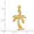 14k Palm Tree Pendant K2894