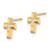 14k Madi K CZ Cross Post Earrings GK981