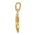 14K Star of David Pendant K532