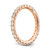 14K Rose Gold Lab Grown Diamond VS/SI FGH Eternity Band ET0005-100-6RLG