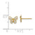 14k Madi K Butterfly CZ Stud Earrings GK1047
