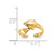 14k Dolphin Toe Ring K3846