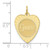 10k Small Yellow Gold Heart Disc Name Charm 10XNA105Y