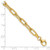 14K Polished and Textured Fancy Link Bracelet FB2004-7.5