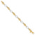 14k Two-Tone Polished Fancy Link Bracelet FB2009-7.75