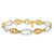 14k Two-Tone Polished Fancy Link Bracelet FB2009-7.75