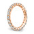 14K Rose Gold Lab Grown Diamond VS/SI FGH Eternity Band ET0005-200-7RLG