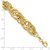 14k Polished and Textured Fancy Link Bracelet FB2014-7.5