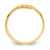 14k Heart Baby Ring K3844